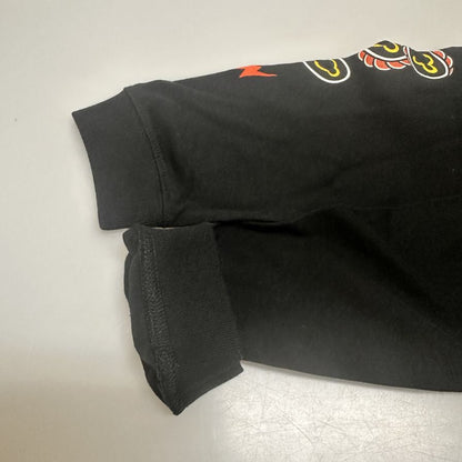 新品同様◆エルレガーデン オフィシャル ロングスリーブTシャツ 柄 ブラック サイズM ELLEGARDEN 【AFB3】
