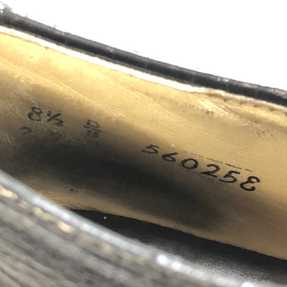コールハン レザーシューズ  ブラック メンズ サイズ8F COLEHAAN 約25.5cm【YB5】