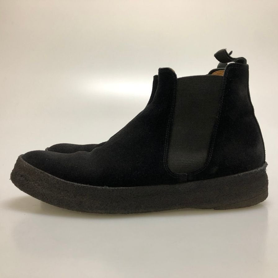 サンダース ブーツ スエード サイドゴアブーツ メンズ ブラック サイズ6.5 SANDERS 約25.5cm【AFD14】