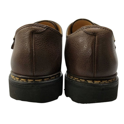 パラブーツ レザーシューズ ダブルモンク ウィリアム グレインカーフ メンズ サイズ8 ブラウン Paraboot WILLIAM ビジネスシューズ 約26.5cm【LA】【中古】