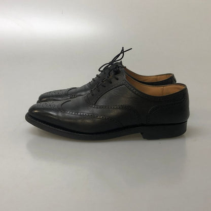 スコッチグレイン レザーシューズ ウイングチップ 1765 ブラック メンズ サイズ24.5 SCOTCH GRAIN 約24.5cm【AFC1】