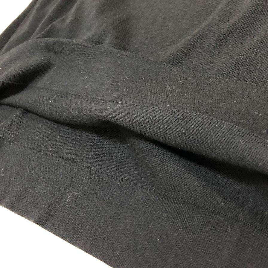 新品同様◆ジョンスメドレー ニットバスクTシャツ サイズM ブラック JOHN SMEDLEY 【AFB32】