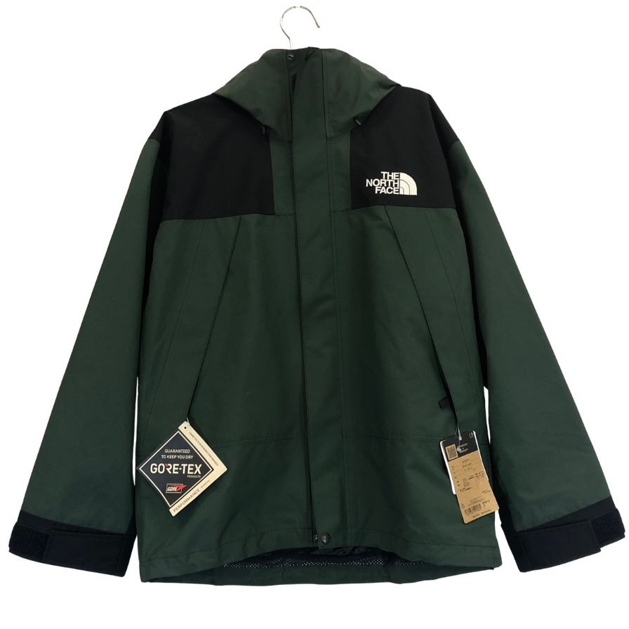 新品同様◆ザ ノース フェイス NP62510  マウンテンジャケット メンズ  グリーン ブラック サイズL THE NORTH FACE 【AFA24】