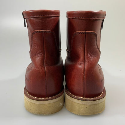 ダナー D914107 サイドジップ ブーツ ワークホース メンズ サイズ8 ブラウン  Danner 約26.0cm【AFC6】