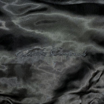 美品◆リックオウエンス レザー ブルゾン ショートスリーブ ラム ムートン レデイース RP13F07022 サイズ42  ブラック Rick Owens 【AFA13】