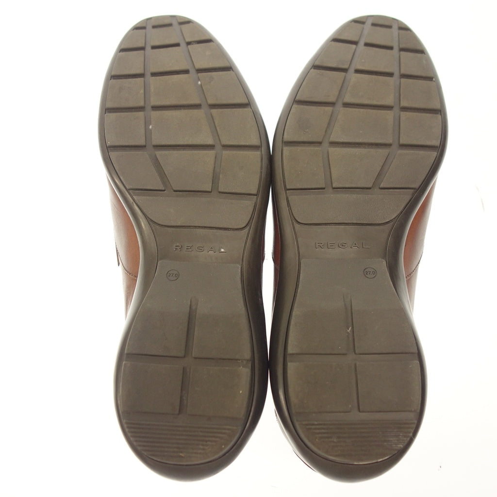 Used ◆Regal slip-on 56FR men's brown size 27 REGAL [AFC44] 