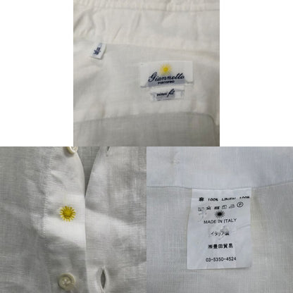 美品◆ジャンネット Yシャツ メンズ ホワイト サイズ M GIANNETTO 【AFB37】