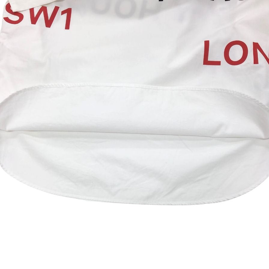 中古◇バーバリー ワンピース フェリープリント シャツ