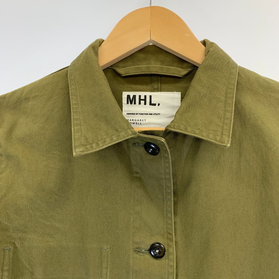 美品◆マーガレットハウエル カバーオール カーキ レディース サイズ1 MARGARET HOWELL 【AFB16】