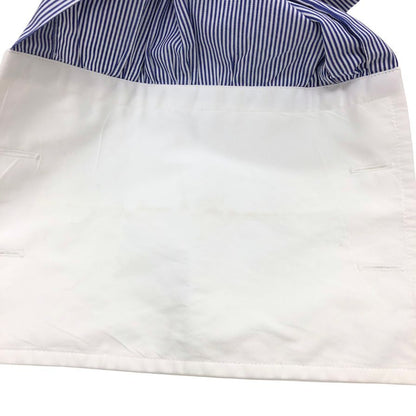 ターンブル＆アッサー ワイシャツ クレリック ストライブ ブルー系 サイズ15 メンズ Turnbull&Asser【LA】
