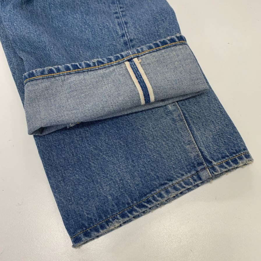 リーバイス 501XX 裏ボタン刻印3015 ブルー系 ストレート デニムパンツ サイズW30 L32 Levi's 【AFB27】