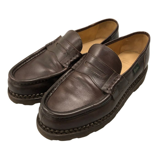 パラブーツ ローファー ランス リスレザー カフェ サイズ8 メンズ PARABOOT REIMS ローファー 約26.5cm【LA】【中古】