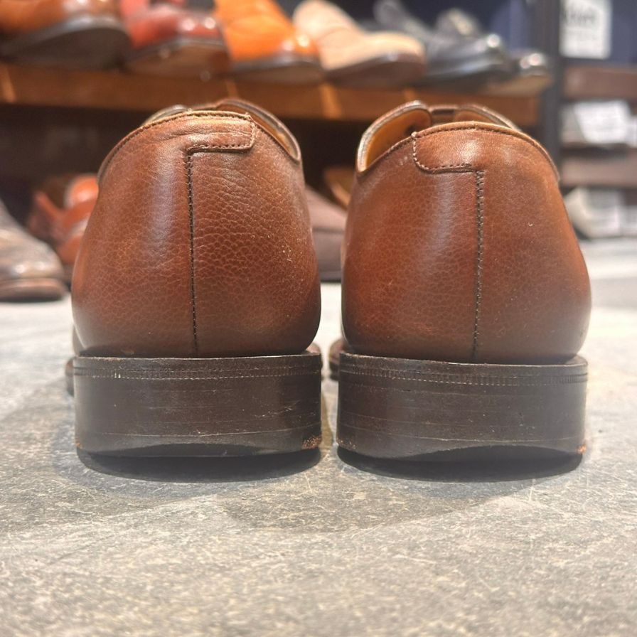 チャーチ パンチドキャップトゥ フィリップ グレインレザー ロイヤルコレクション 002ラスト ブラウン サイズUK60F Church`s ビジネスシューズ 約25.0cm【LA】【中古】