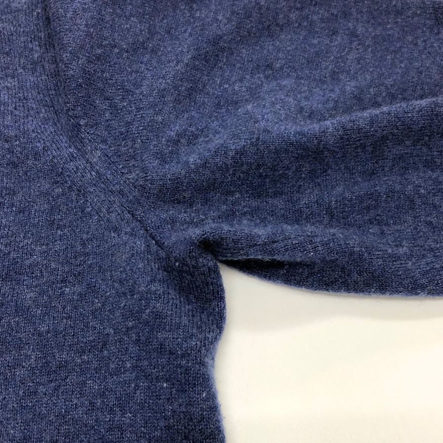 中古◆セオリー ニットセーター カシミア 100% クルーネック ブルー メンズ サイズM Theory 【AFB4】