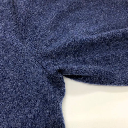 中古◆セオリー ニットセーター カシミア 100% クルーネック ブルー メンズ サイズM Theory 【AFB4】