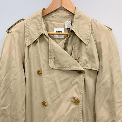 中古◆ダナキャランニューヨーク トレンチ コート  レディース サイズS ブラウン DKNY 【AFB12】