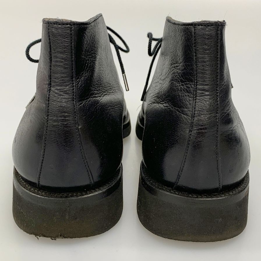ジェイエムウエストン チャッカブーツ カーフ ブラック UK5.5E J.M.WESTON ブーツ 約25.5cm【LA】【中古】