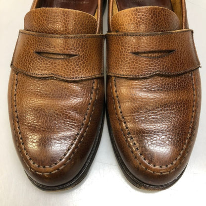 クロケット&ジョーンズ ペニーローファー グレインレザー ブラウン メンズ Crockett&Jones 約不明cm【AFC31】