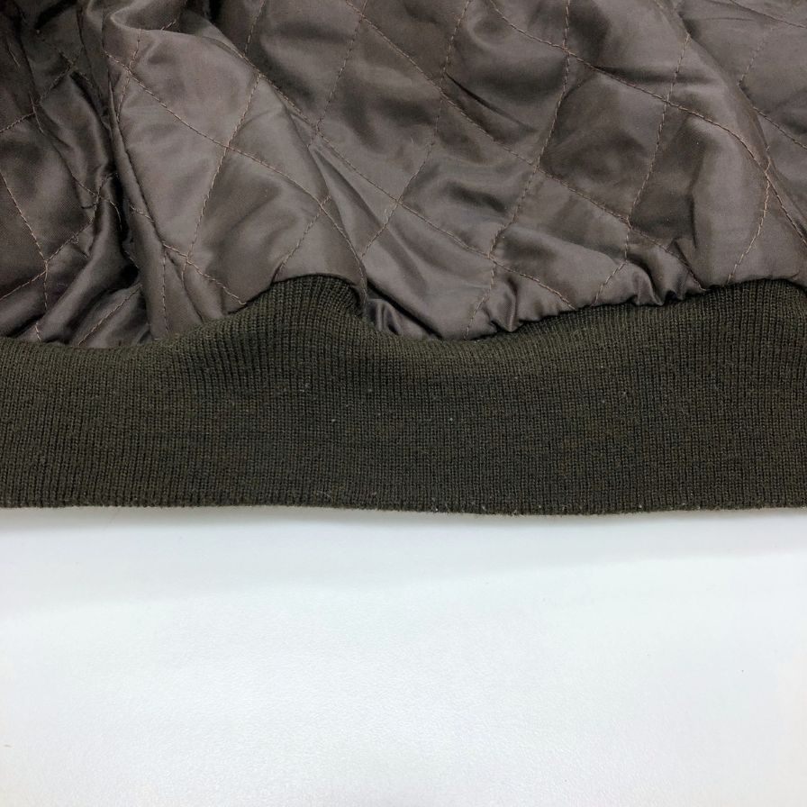 中古◆ジョン オウンビー カンパニー アウター MA-1 レザー ブラウン系 メンズ サイズM John Ownbey Company 【AFG1】
