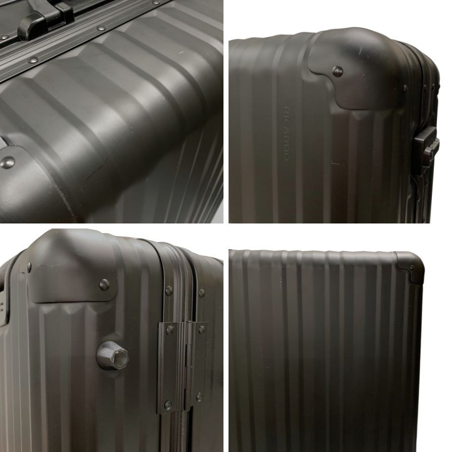 リカルド キャリーケース ダイヤルロック式 ブラック 24インチ 58L RICARDO【AFE13】