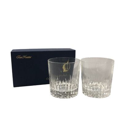 ウイスキー グラス 2客セット Cristallerie de montbronn France【AFI23】【中古】