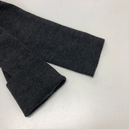 中古◆フォクシ―ニューヨーク ニット 27526 タートルネック ウール 肩パッド付 グレー サイズ38 FOXEY NEWYORK 【AFB10】