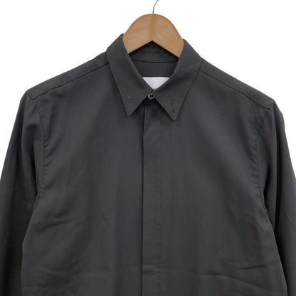 美品◆オーバーコート 長袖シャツ ブラック メンズ サイズ00 OVERCOAT 【AFB51】