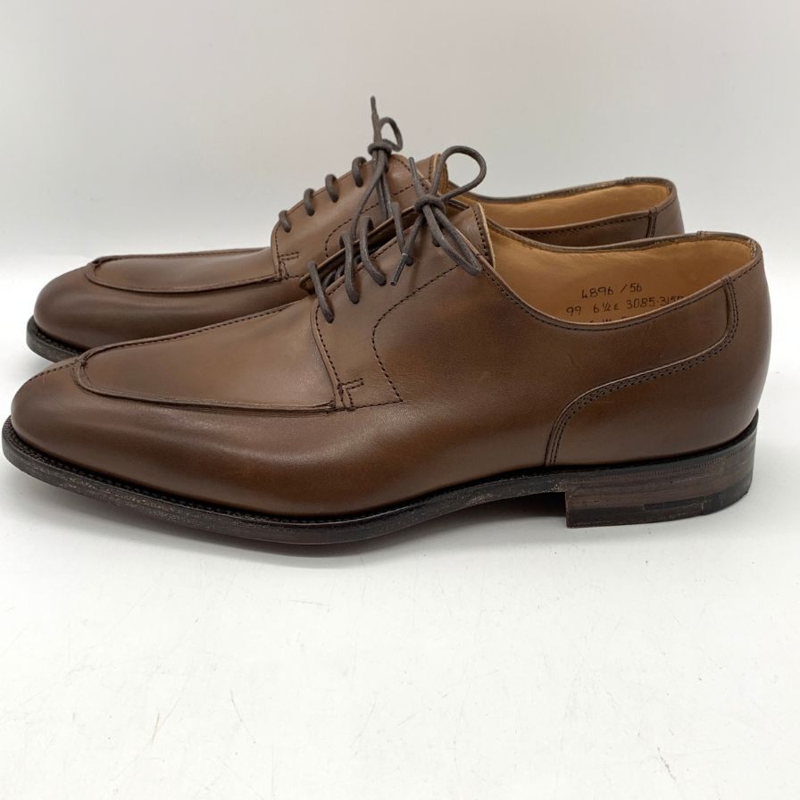アルフレッド サージェント Uチップ レザーシューズ ブラウン 6.5  ALFRED SARGENT 約24.5cm【AFD15】