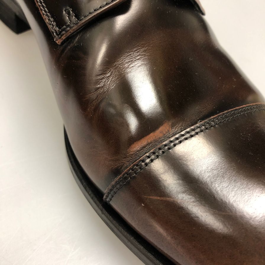 リーガル レースアップシューズ ストレートチップ ダークブラウン メンズ サイズ24.5 241S REGAL 約24.5cm【AFC45】