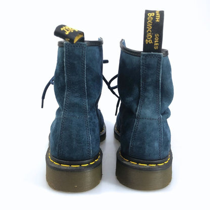 ドクターマーチン ブーツ 8ホール レースアップ ヌバック 22740 ブルー メンズ サイズUK7 Dr.Martens 約26.0cm【AFD1】
