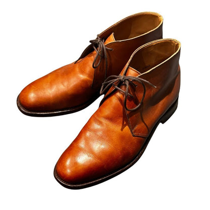 クロケット&ジョーンズ レザーシューズ  SUBS チャートシー チャッカブーツ カーフ ブラウン サイズUK7E メンズ CROCKETT&JONES ブーツ 約25.5cm【LA】【中古】