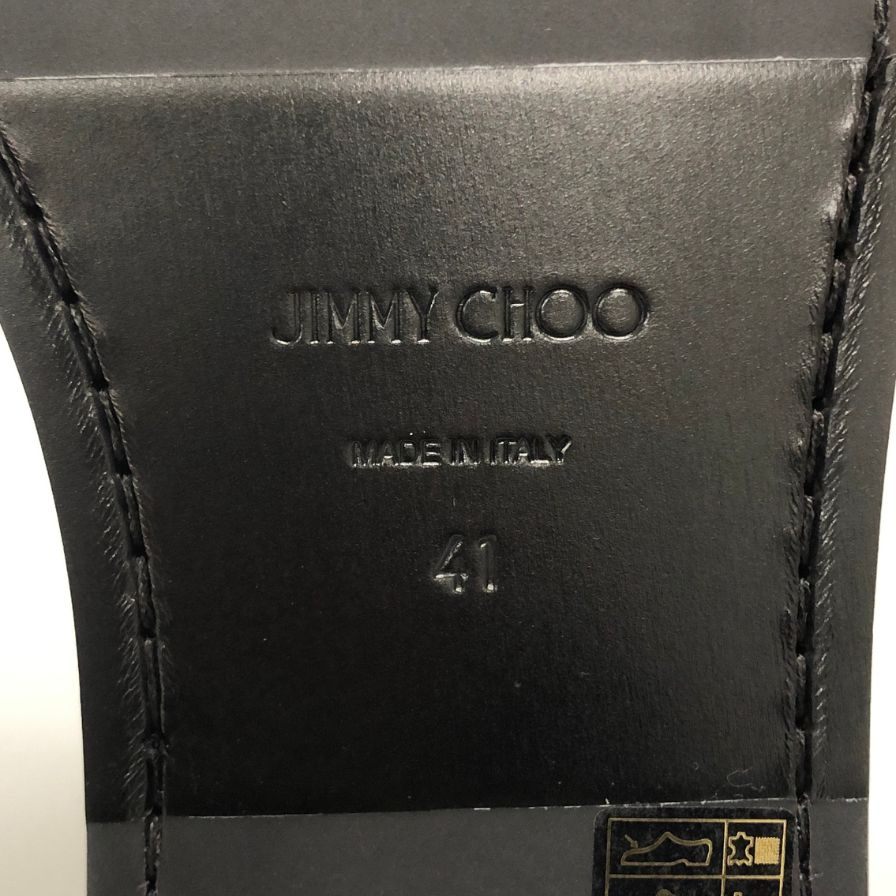 ジミーチュウ スリッポン VQH LAW サイズ41 ブラック メンズ JIMMY CHOO 約26.0cm【AFD6】