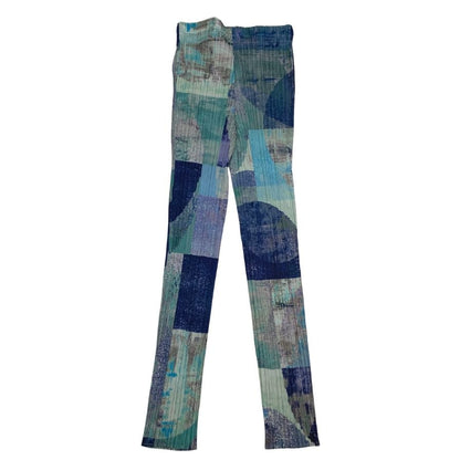 プリーツプリーズ パンツ PP13-JF664 ポリエステル  レディース 総柄 サイズ3  PLEATS PLEASE 【AFB10】