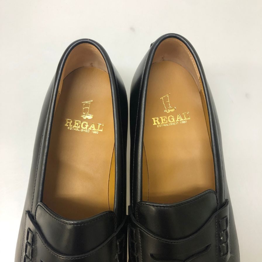 リーガル ローファー JE02 AH ブラック メンズ サイズ27cm REGAL 約27.0cm【AFD6】