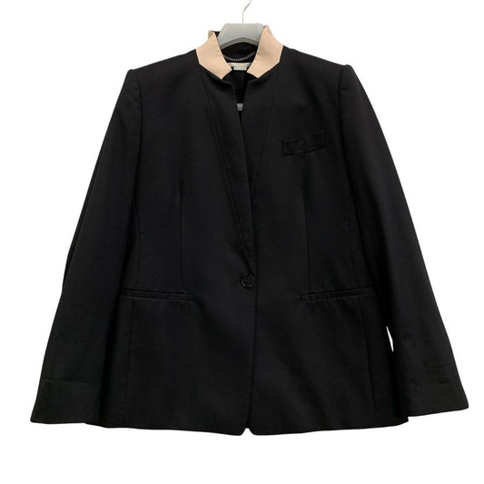 美品◆ステラマッカートニー 1Bジャケット ブラック×ピンク レディース サイズ42 STELLA McCARTNEY 【AFB5】