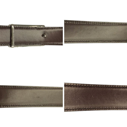 グッチ レザーベルト G金具 ブラック×ブラウン メンズ 124691 1476 100 40 GUCCI【AFI27】