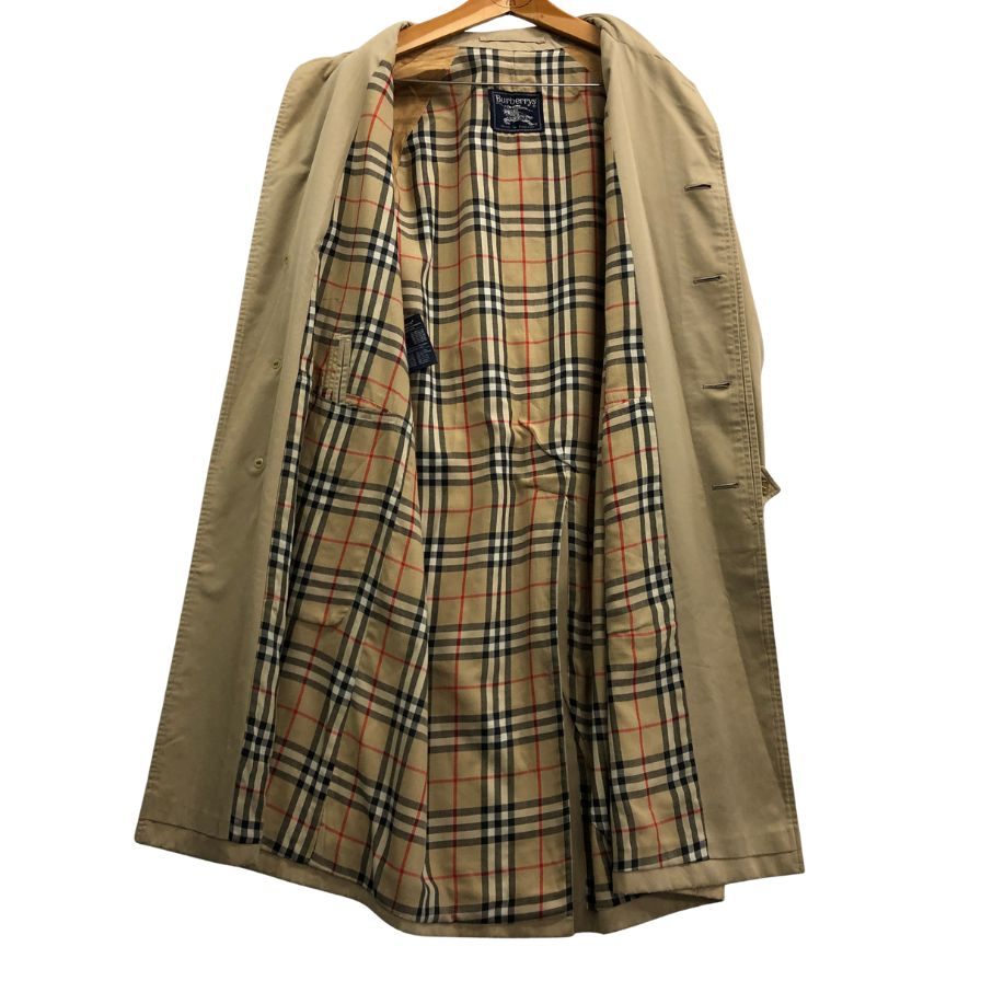 中古■バーバリー バルカラーコート 旧タグ イングランド製 ベージュ メンズ サイズ表記なし Burberry 【AFA3】