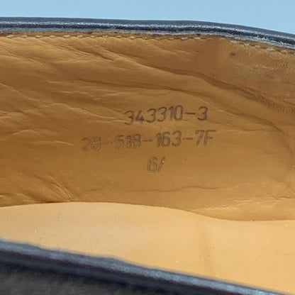 ジェイエムウエストン コインローファー 518 スエード ブラウン サイズUK6 28ラスト J.M.WESTON ローファー 約25.0cm【LA】【中古】