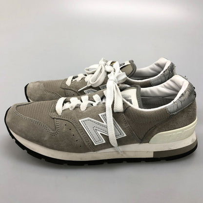 ニューバランス スニーカー M995GR USA製 スウェード メッシュ メンズ サイズ25.5cm グレー  new balance 約25.5cm【AFD15】