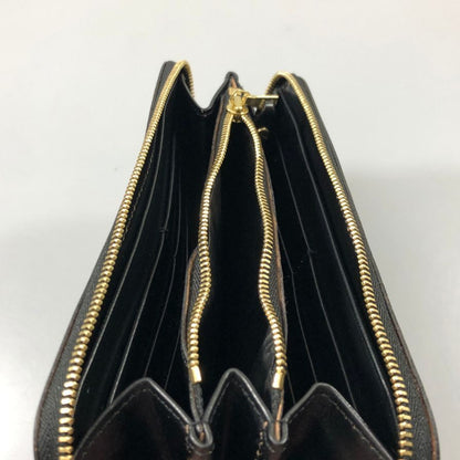 グレンロイヤル 長財布 ラウンドジップ ブライドルレザー ブラック ゴールド金具 GLENROYAL【AFI1】