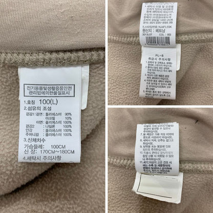美品◆ザ ノースフェイス ホワイトレーベル フリースジャケット リモ フリース ベージュ メンズ サイズL THE NORTH FACE RIMO FLEECE 【AFA20】