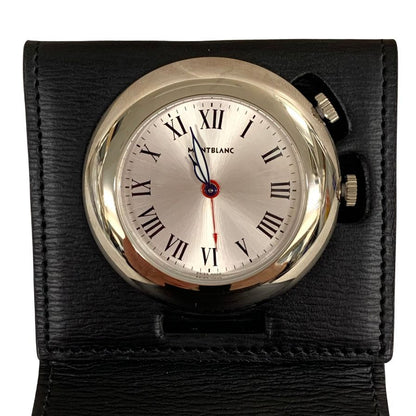 モンブラン トラベルクロック クオーツ 7056 AL2257195 MONTBLANC【AFI7】【中古】
