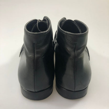 ディ コレッティ  チャッカブーツ カーフ ブラック メンズ サイズ39.5 di Colletti 約25.5cm【AFC33】