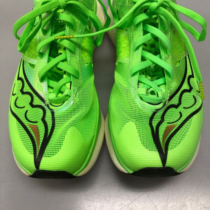 サッカニー スニーカー エンドルフィン エリート  ライムグリーン メンズ サイズ25.5cm saucony 約25.5cm【AFD6】