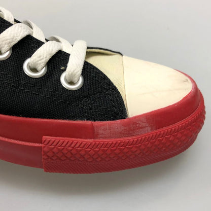 コンバース×プレイ コムデギャルソン ローカットスニーカー ネイビー×レッド メンズ サイズ28 1SD023 CONVERSE×PLAY COMME des GARCONS 約28.0cm【AFC5】