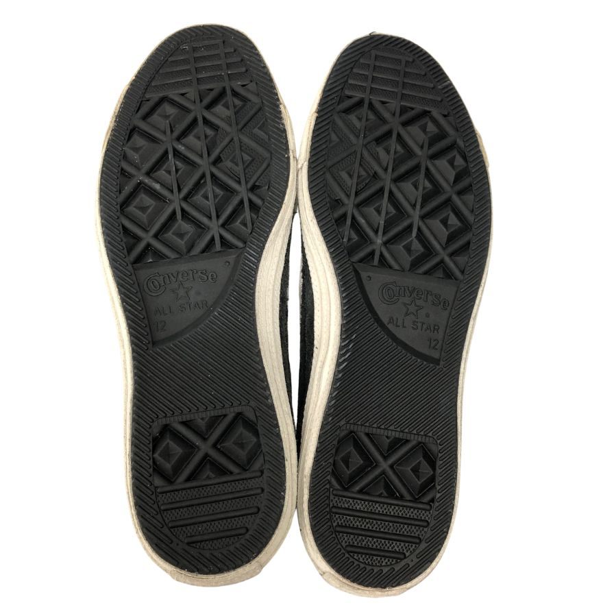 コンバース スニーカー オールスター ハイカット ヒールジップ スエード グレー系 メンズ サイズ30.5cm CONVERSE 約30.5cm【AFC31】