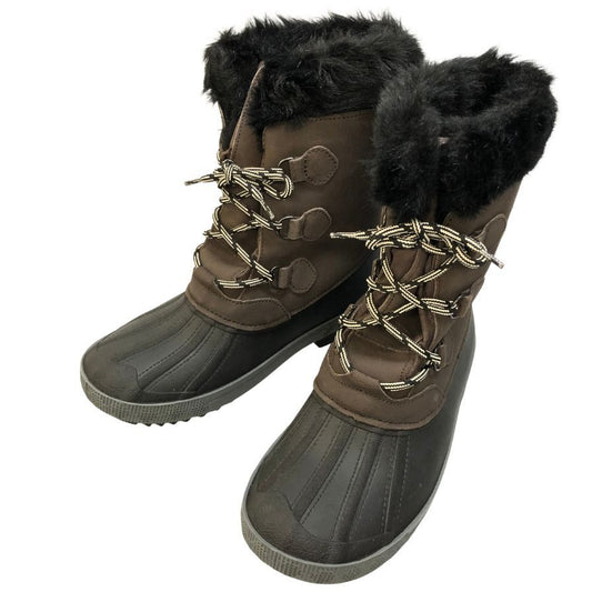 パジャール ブーツ レイリー ボア スノーブーツ  ユニセックス ブラウン サイズ26.5cm PAJAR 約26.5cm【AFC3】