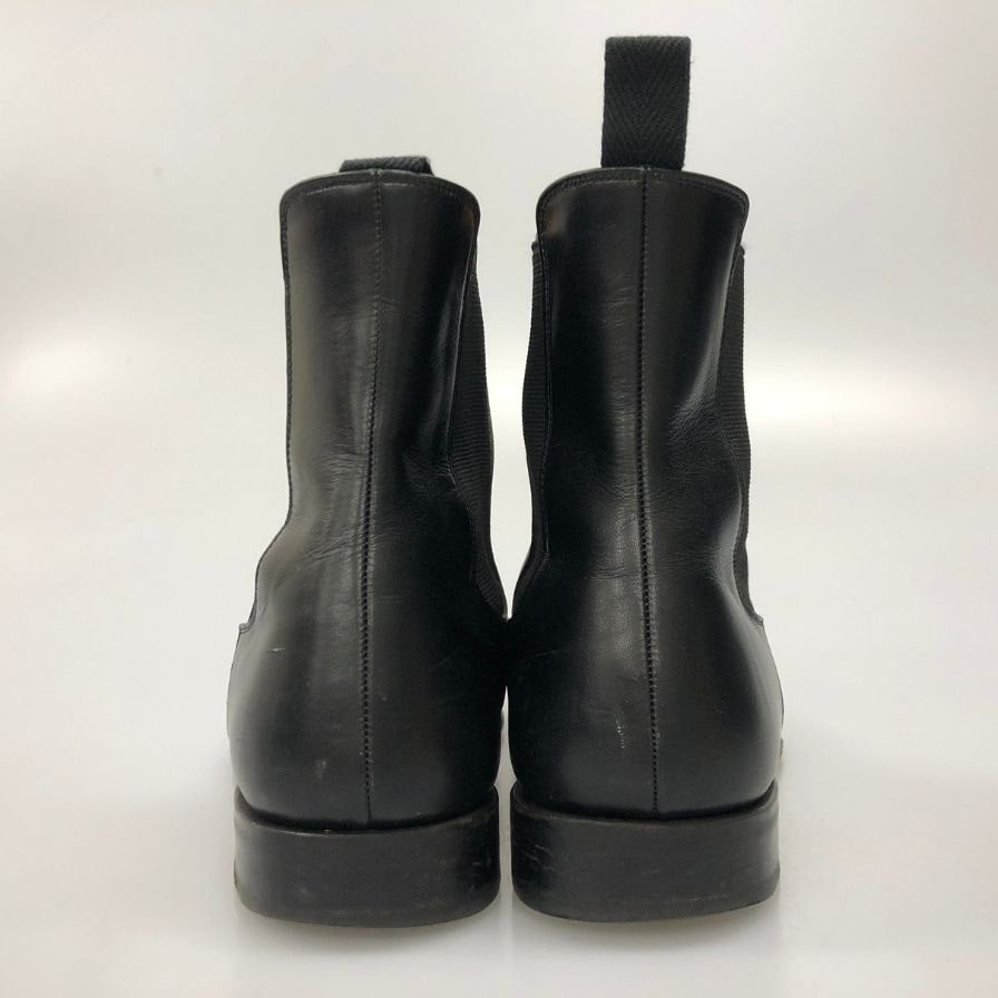 宮城興業 銀座田屋オーダー サイドゴアブーツ カーフ ブラック  サイズUK10想定 MIYAGIKOGYO 約28.5cm【AFC6】