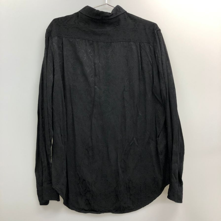 美品◆シュプリーム 20SS スネークシャツ 長袖 シャツ ブラック サイズ L  supreme 【AFB9】