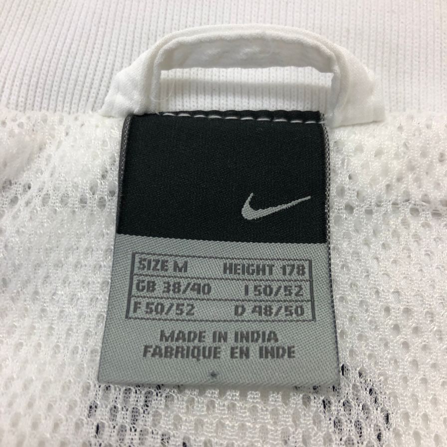 中古◆ナイキ ピレリ インテル 1908 ジップアップジャケット ホワイト メンズ サイズM NIKE 【AFB7】